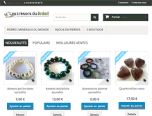 Tablet Screenshot of mineraux-pierres.com